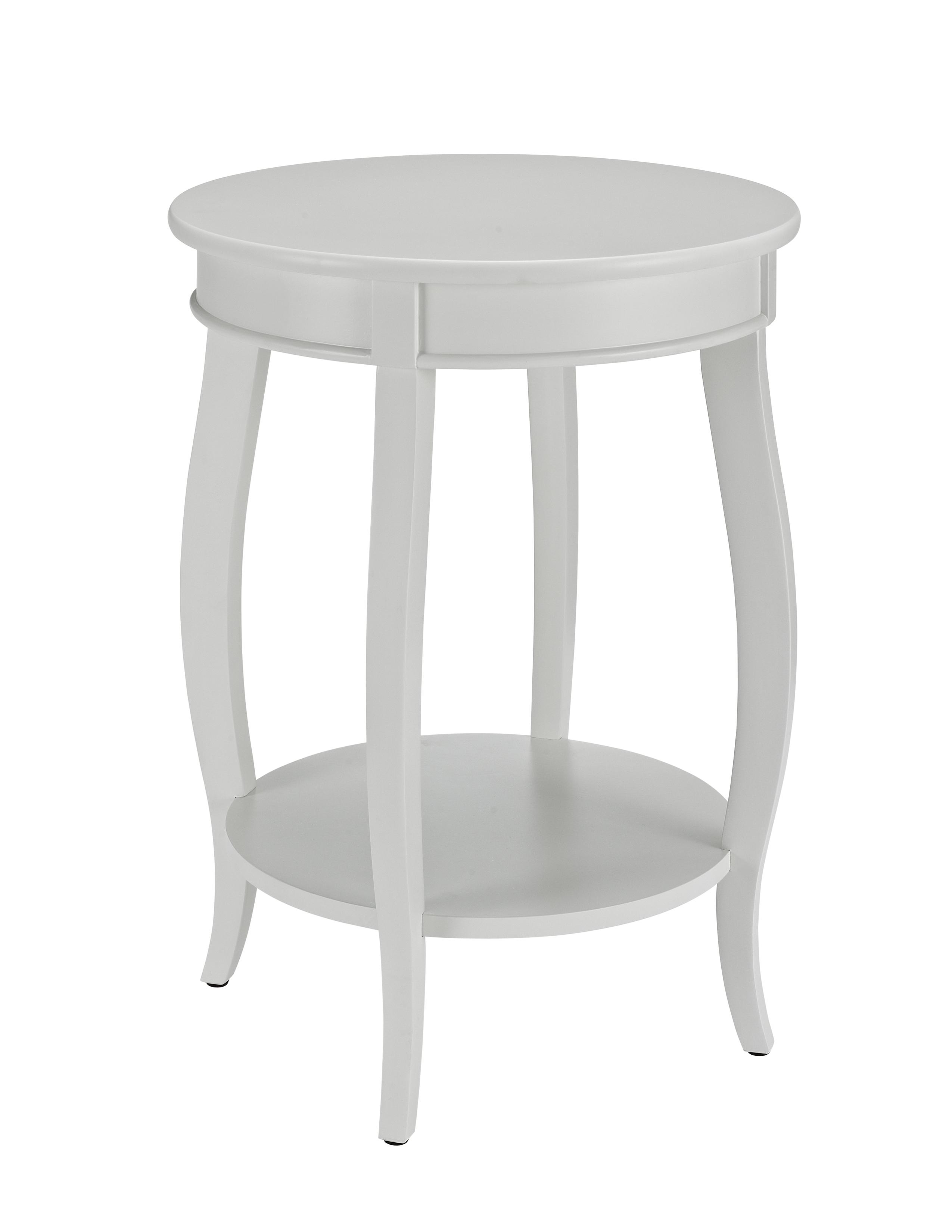 Powell Accent Tables 929351 Round Table w/ Shelf Wayside Furniture